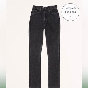 Abercrombie & Fitch The Slim Straight Ultra High Rise - Curve Love Short